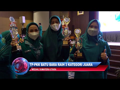 Peringatan HKG PKK ke 50 Tahun Tingkat Provsu, TP. PKK Batu Bara Raih 3 Kategori Juara