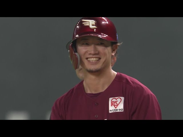 【7回表】かつての同僚対決!! イーグルス・西川遥輝がライト前へ運ぶヒット!! 2022年4月9日 北海道日本ハムファイターズ 対 東北楽天ゴールデンイーグルス