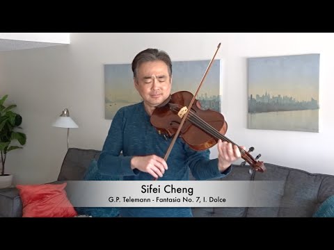 G. P.  Telemann:  Fantasia No.  7, Transcribed for Viola  (I. Dolce)