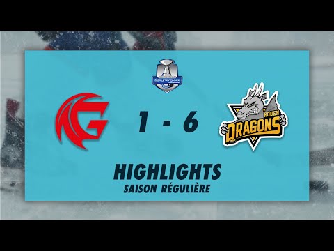 Gothiques d'Amiens 1-6 Dragons de Rouen - Highlights - Synerglace Ligue Magnus 2022/23