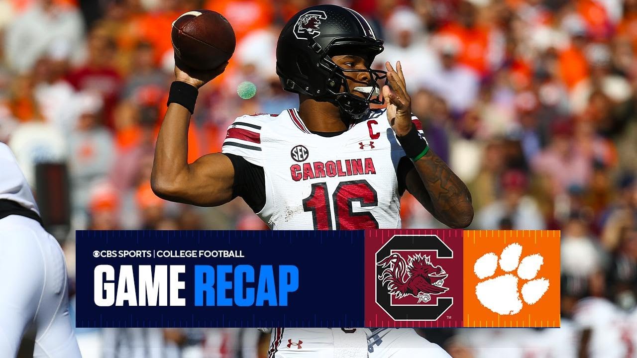 No. 15 South Carolina DEFEATS No. 12 Clemson after late-game interception | Game Recap