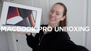 unboxing my BRAND NEW MACBOOK PRO!!! 💻🤩 | 2021 macbook m1 pro chip,  LG 4k monitor setup update