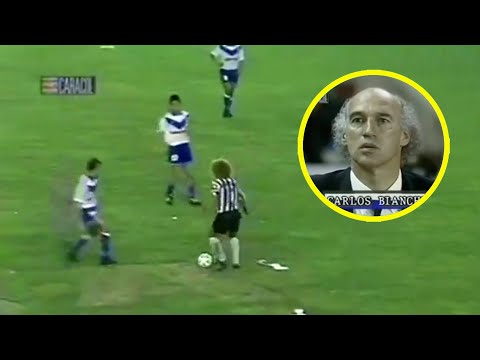 Valderrama le da una clase de futbol al Velez de Bianchi (Libertadores 1994)