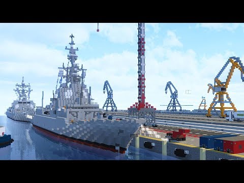 CraftyFoxe - Minecraft Shipside: Modern Navy Server Review