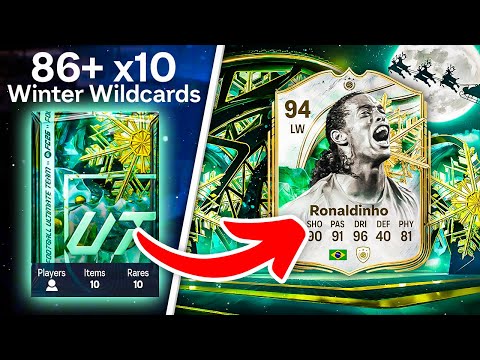 86+ x10 WINTER WILDCARDS RANK 1 PACKS! 🥳 FC 26 Ultimate Team