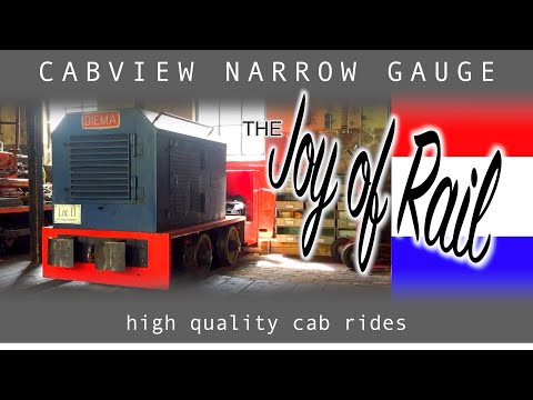 Industrieel Smalspoor Museum Peat track CABVIEW HOLLAND [NARROW GAUGE] 1aug 2019