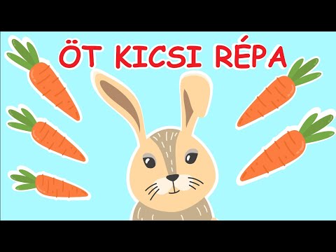Öt Kicsi Répa- Számoló dal - Gyerekdal | Zene Gyerekeknek
