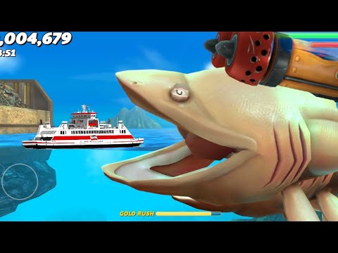 THE WIDEST MOUTH - GIANT BASKING SHARK | Hungry Shark Evolution World New Unlocked Shark Gameplay
