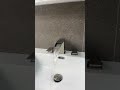 CEINOL waterfall faucet with pop-up drain and water supply line include