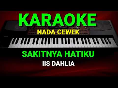 SAKITNYA HATIKU - IIS DAHLIA ( KARAOKE DANGDUT NADA CEWEK )