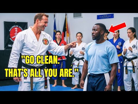 Black Belt Asked a Black Janitor to Fight for Fun — What Happened Next SILENCED Everyone...