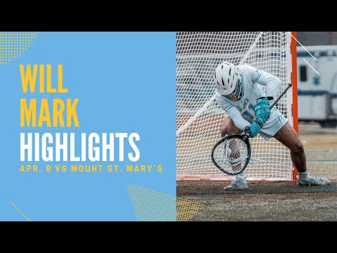 Will Mark makes 19 saves vs Mount St. Mary’s (Apr. 9, 2022)