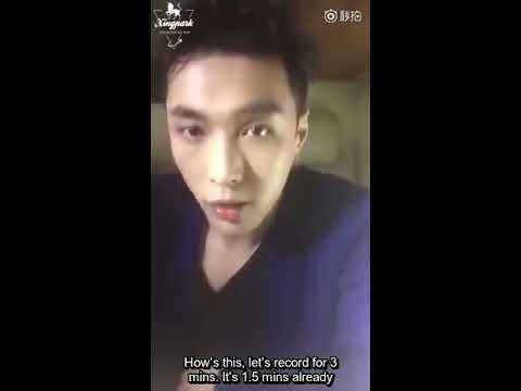 [Eng Sub] 160910 Yixing Weibo Update Video - My Diet Menu