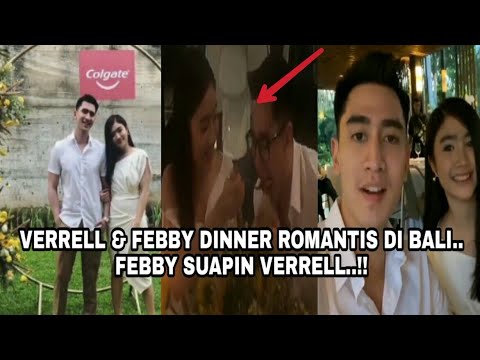 DINNER ROMANTIS VERRELL & FEBBY DI BALI..