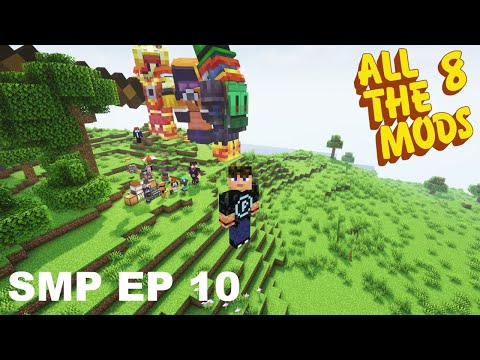 ATM 8 Multiplayer - EP 10 - Best Early Game Power! 🍉