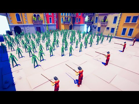 100x ZOMBIE vs OP RANGED UNITS | TABS - Totally Accurate Battle Simulator