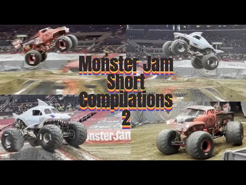 Monster Jam Shark Attack VS vendetta #monsterjam #monsterjamworldfinals #freestyle #motorsport