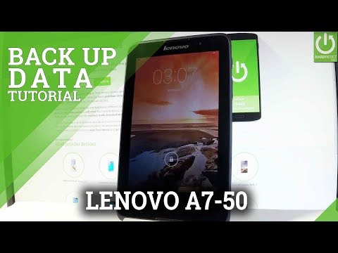 How to Back Up Data in LENOVO A7-50 A3500-F - Enable Backup
