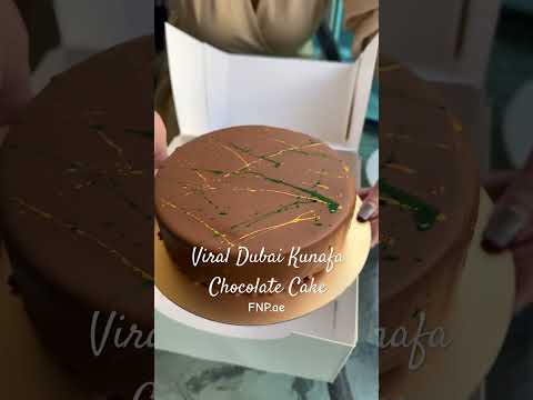 Viral Dubai Kunafa Chocolate Cake #viraldubaicake #kunafa #shortsviral #fyp #fyp