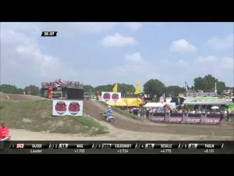 Evgeny Bobryshev passes José Butron FULLBACK MXGP of Lombardia - Italy - motocross