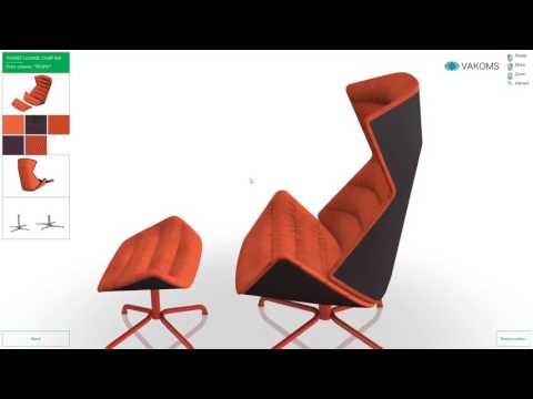 Chair 3D Configuration App by Vakoms