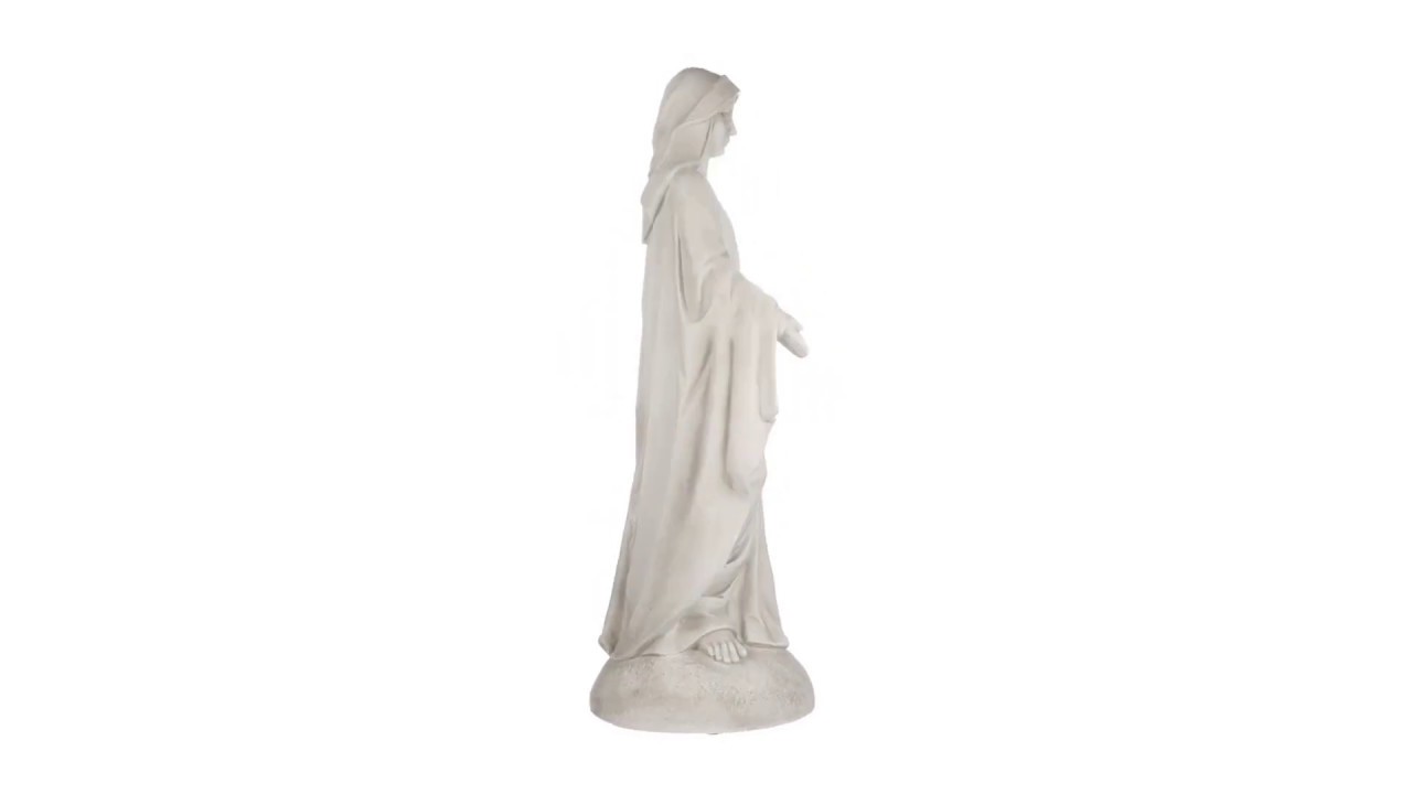 Madonna of Notre Dame Garden Statue: Grand Video