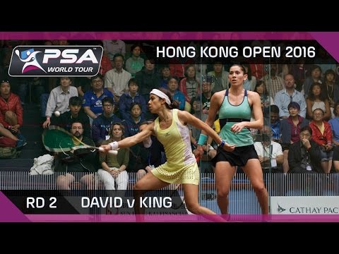 Squash: Hong Kong Open 2016 - David v King - Rd 2 Highlights