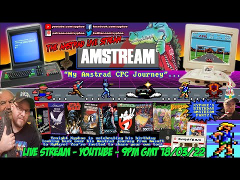 [AMSTRAD CPC]⚡️AMSTREAM 🕹️"My Amstrad CPC Journey" ⭐️Xyphoe's Birthday Amstream Party!🥳[LIVE STREAM]