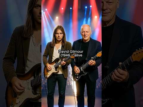 Pink Floyd Play With Their Younger Selves 🎸✨ David Gilmour, Roger Waters & More #pinkfloyd
