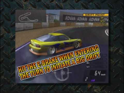 DRIFT TUTORIAL 5 - OPERATING THE HAND BRAKE | D1GP (PS2)