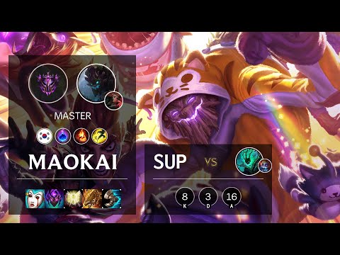Maokai Support vs Thresh - KR Master Patch 10.16
