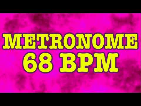 68 BPM Metronome - 10 Minute Metronome - 68BPM Click Track - 10 Minute Timer - Metrónomo 68 BPM