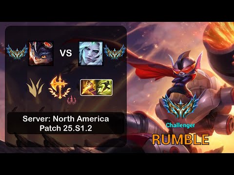 Rumble Jungle vs Viego - NA Challenger - Patch 25.S1.2