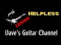 LESSON - Helpless by Sugar
