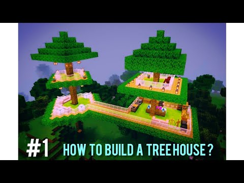 # 1| How to build a tree house in Minecraft | Minecraft PE | Creative | Timelapse |