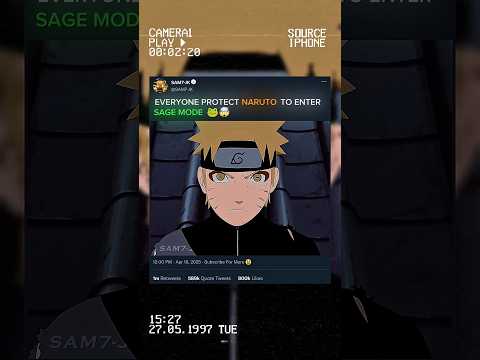 NARUTO ENTER SAGE MODE 🐸🤯