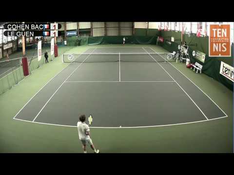 COHEN BACRIE (FRA) vs LE GUEN (FRA) - Open Super 12 Auray Tennis - Court 1