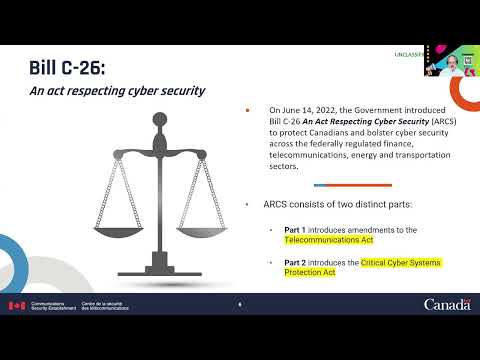 Bill C-26 and The Future Enactment of Critical Cyber Systems Protection Act (CCSPA )