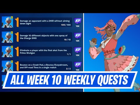 Fortnite Week 10 Quests Guide - How to complete Week 10 Weekly Challenges in Chapter 3 Season 3