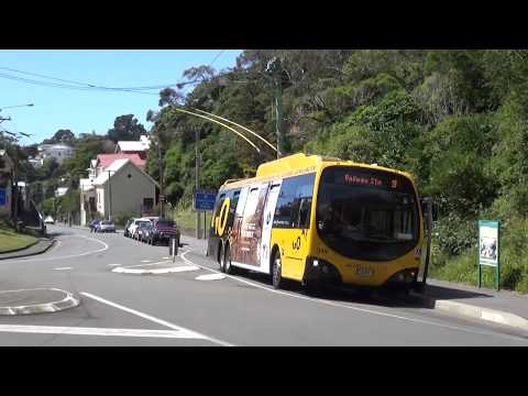 Aro Street Route 9 Trolleybus To Railway Stn (Wellington)