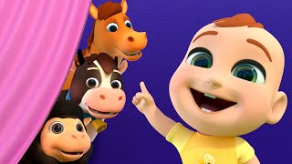I am Cow | Pretend Play Song with Animals - Lalafun Nursery Rhymes &amp; Kids Songs