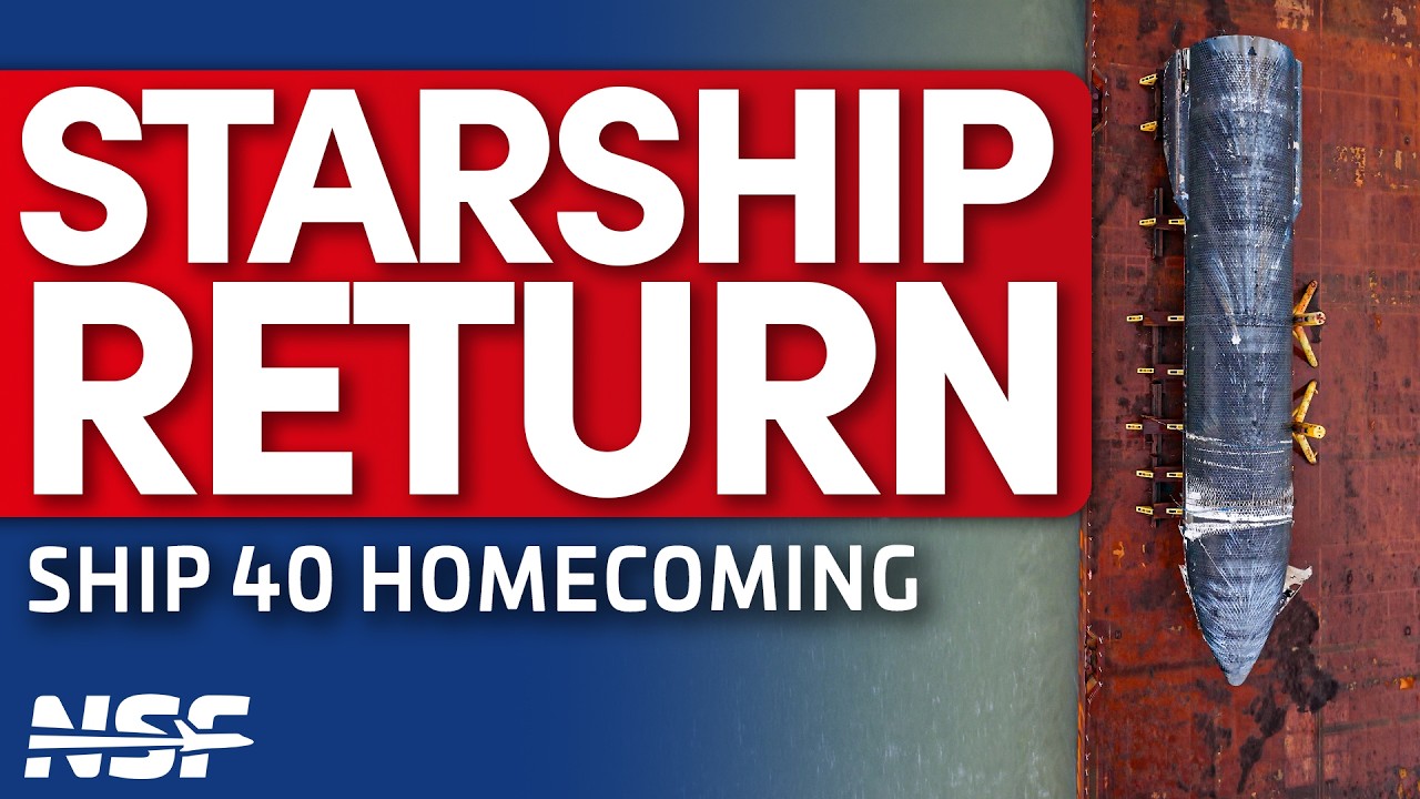 SpaceX Ship 40 Homecoming Transport