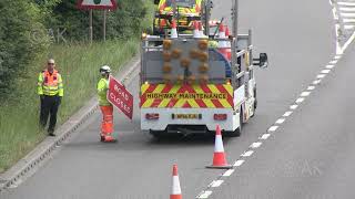 A52 east bound exit to M1 J25 closed following accident