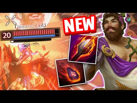 These New SEASON 9 SMITE ITEMS Lets Bacchus ONE HIT PEOPLE!