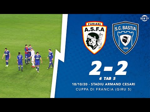CdF 5ème tour | Furiani 2-2 Bastia (6 TAB 5) : Le résumé