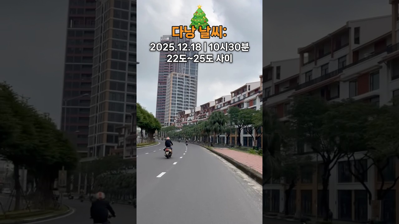 다낭 날씨 업데이트: 낮에는 잠시 햇빛이 나고, 저녁에는 비가 올 예정입니다!