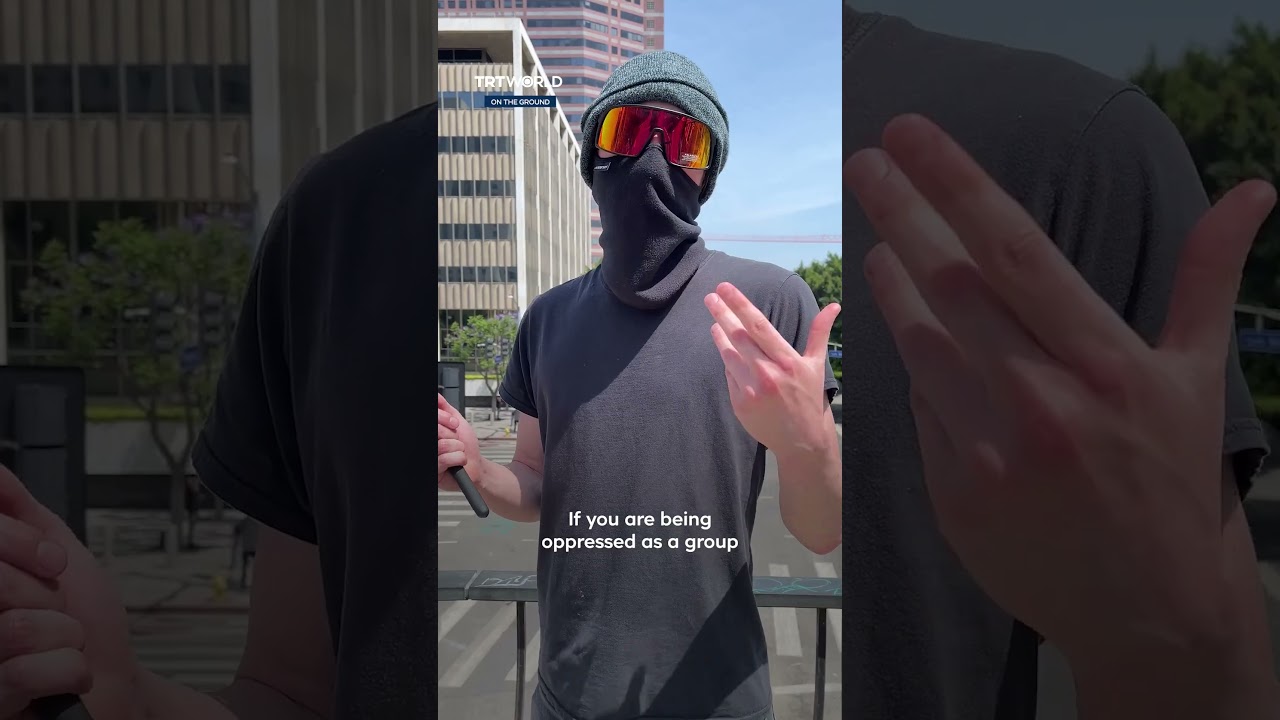 Pro-Palestine activists join anti-ICE movement