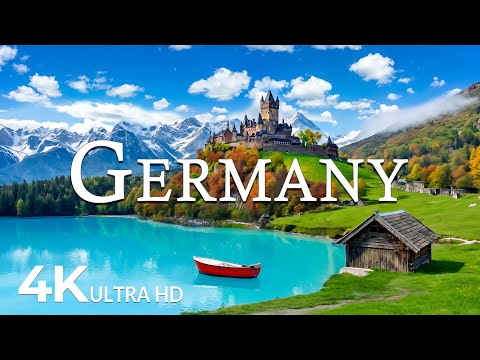 FLYING OVER GERMANY (4K UHD) – Soothing Music Along With Beautiful Nature Video - 4K Video ULTRA HD