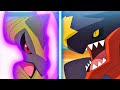 Haxorus Vs Mega Garchomp SUB Iris Vs Cynthia Pokémon Journeys The Series