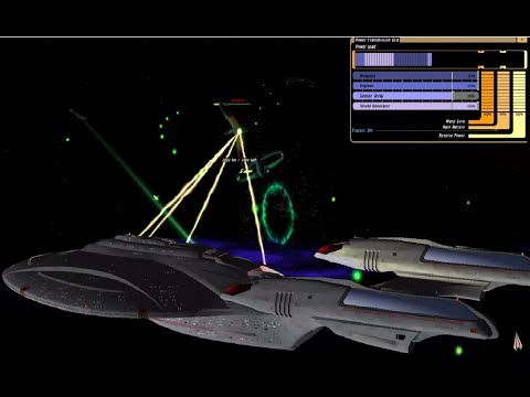 Bridge Commander SciFi Enterprise G vs Romulan Fleet